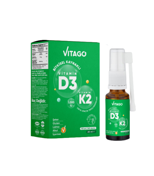 Spray with Vitamin D3, Vitamin K2 20 ml